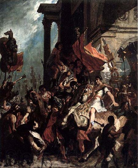Eugene Delacroix The Justice of Trajan France oil painting art